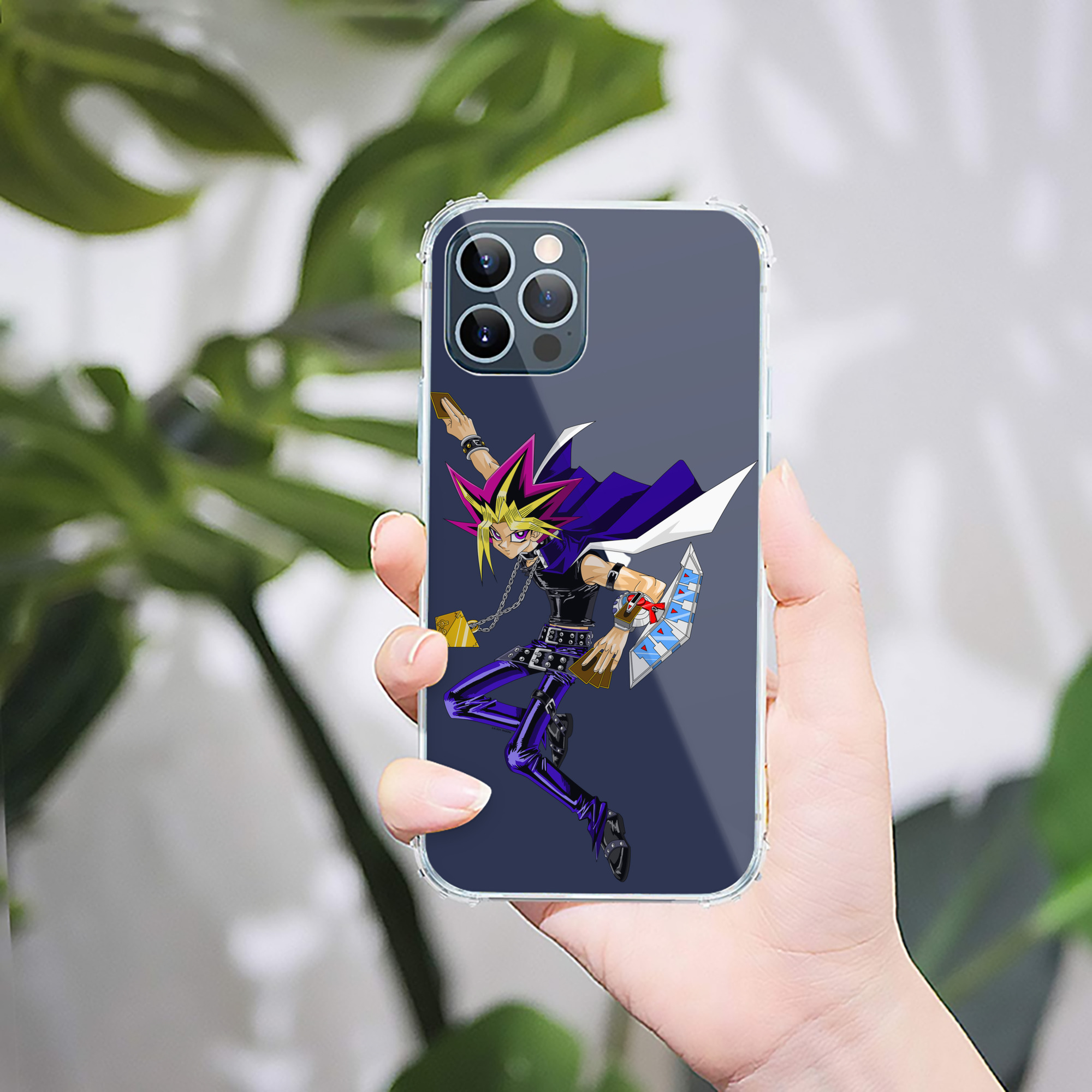 （画像用） 遊☆戯☆王 Yu-Gi-Oh! 【iPhone 12シリーズ対応】透明スマホケース（クリアソフトケース）